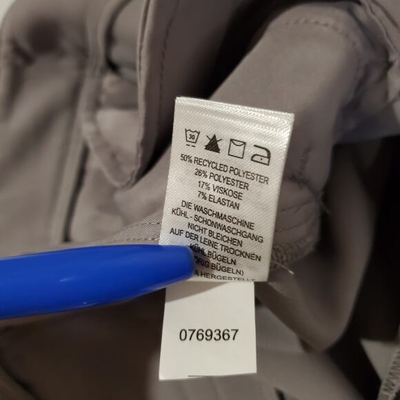 Joie NWT Hi Rise Straight Leg Trouser Dress Pants Womens Size 8 Gray Neutral - Picture 10 of 11